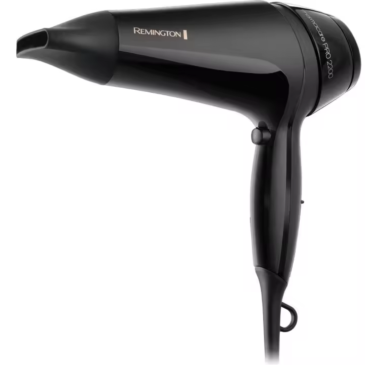 Remington Secador Thermacare Pro D5710 - 2200W, acondicionamiento iónico, 3 temperaturas y 2 velocidades, ráfaga de aire frío, 1 concentrador - 1