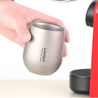 Taza De Acero Ligeramente Doble Para Exteriores Y Camping 120ml Taza De Agua Y Té Para Senderismo Y Uso Doméstico En Oficina Material De Titanio - details 8