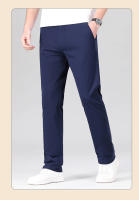 Nuevos Pantalones Casuales Para Hombre De Algodón Para Todas Las Estaciones Pantalones Negocios Rectos Y Slim Moda Clásica Talla Grande Con Bolsillos - details 7