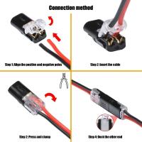 Conector Eléctrico Impermeable De 2 Pines 50Pcs Para Coche Cable De Conexión Automotriz Strip Terminal De Cable - details 4
