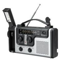 Radio Portátil Multifuncional Con Generador De Manivela Solar Y Dinámica AM/FM/SW1 Con Linterna LED De Lectura Y Previsión Del Clima - details 9