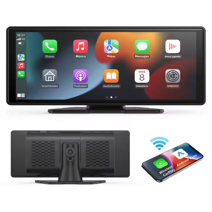Universal Portable Carplay Para Pantalla De Coche Con Android Auto Y Wireless Carplay Estéreo Touchscreen Compatible Con Todas Las Marcas De Coches - 1