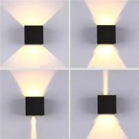 Lámpara De Pared LED IP65 Para Exteriores Luz De Balcón Y Porche Decorativa Para Jardín Y Pasaje Iluminación Interior Luz De Lado De Cama Aluminio AC110V 220V - details 3
