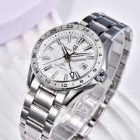 Reloj De Lujo Para Hombre PAGANI DESIGN 2025 39mm Textura Del Desierto GMT Automático De Negocios Vidrio De Zafiro Resistantes Al Agua Y Al Choque - details 10