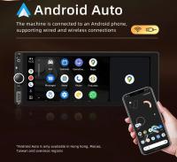 Radio De Coche 1 Din Con Android Wireless CarPlay Cargador Inalámbrico Bluetooth GPS WiFi FM RDS USB Pantalla IPS De 6.86 Pulgadas - details 3