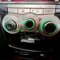 3Pcs/set Cubierta De Botón De Aire Acondicionado Para Coche Compatible Con Perodua Myvi 1er Modelo Y Daihatsu Sirion Accesorios Para Interruptor De A/C - details 4