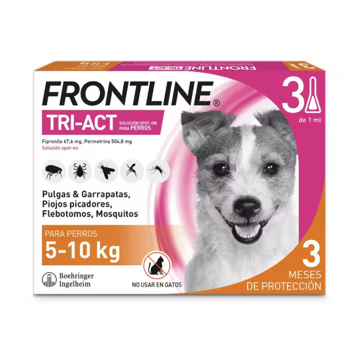 FRONTLINE TRI-ACT S 5-10 kg (3 pipetas) - 1