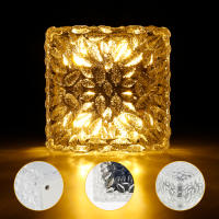 4pcs Luz De Hielo Solar Para Jardín Impermeable LED Para Decoración De Paisaje Y Jardín Puerta De Escalera Exterior Luz De Lámpara De Jardín - details 6