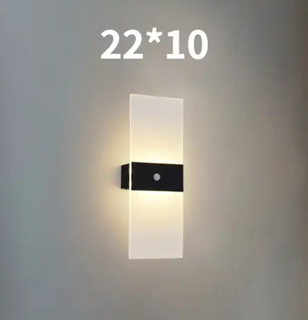 Lámpara De Pared LED Recargable Por USB Con Sensor De Toque O Movimiento PIR Luz Nocturna Magnética Para Interior Decorativa Para Lado De Cama - 1