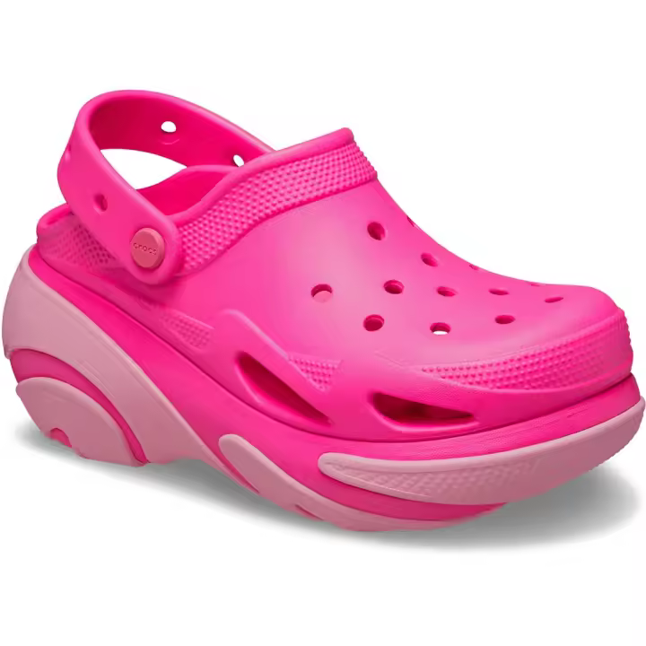 Calzado hombre Zuecos Crocs Zuecos Bubble Crush Rosa - 1