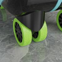8Pcs Cubiertas Para Ruedas De Equipaje De Silicona Protección Silenciosa Para Rodillos De Maleta Cubierta Para Rodas De Trolley - details 7