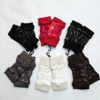Guantes sin dedos para Mujer Gruesos Calentadores para Invierno Protección contra el frio Talla única Ajustable - details 0