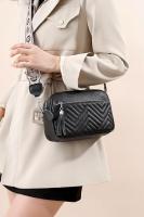 Bolso de Mano de Cuero Genuino para Mujer Color Sólida con Borlas - details 1