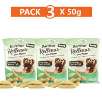 Yommy Pack De 50g-500g Barritas Rellenas Para Perros 50g/Paquete, Golosinas Sticks Para Perro, Delicioso Sabor A Rolls De Pollo, Cheddas Y Panceta, Carne Asada, Snacks De Piel Para Perros - details 3