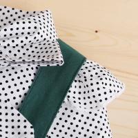 Conjunto De Ropa Para Bebé Niña Con Punto De Luto Top De Manga Larga + Vestido Con Suspensión + Diadema Estilo De Moda Para Otoño Edad 1-4 Años - details 4