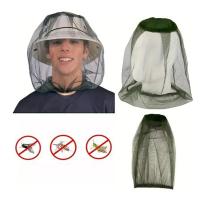 1Pc Gran Y Largo Tela De Malla Suave Duradera Protector Facial Contra Mosquitos Con Agujeros Finos Para Camping Gorra De Pesca - details 7