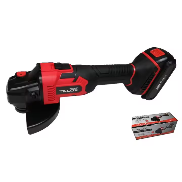 Talox amoladora 115 profesional 2x bateria li-ion 20v 2ah+cargad - 1