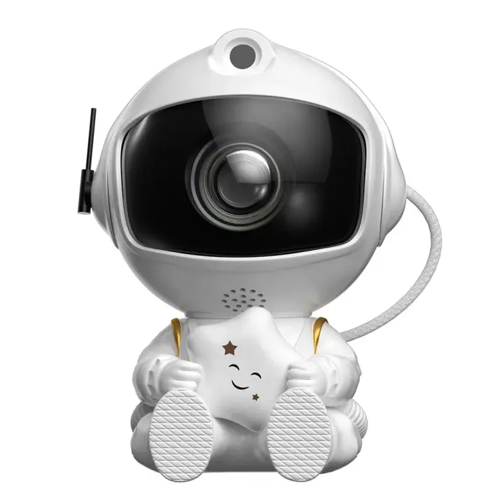 Proyector De Luz Nocturna Estelar Galaxia Astronauta Decoración Para Dormitorio Nebulosa LED Regalo Para Niños Y Adultos - 1