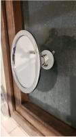 Espejo De Maquillaje Sin Niebla Con Soporte Y Ventosa Giratorio De 360° Para Ducha Espejo Redondo De Baño Material PS + Vidrio - details 0
