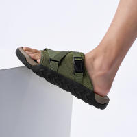 Zapatillas De Verano Ajustables Para Hombre Antideslizantes Cómodas Tallas 39-45 Color Negro Caqui Verde Uso Exterior - details 12