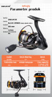 DEUKIO 1000 Mini Carrete De Pesca Ligero Para Agua Salada Y Agua Dulce Carrete De Pesca De Manivela Para Carp Raft Pesca En Río Reservorio Y Playa - details 6