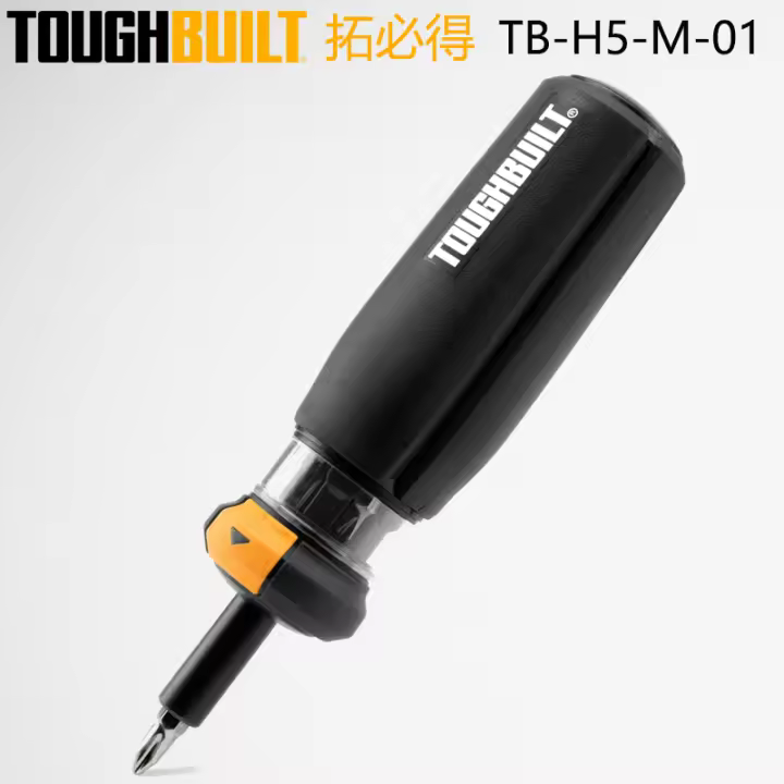 TOUGHBUILT TB-H5-M-01 Destornillador Multibit Autoloading Portátil Con Imán Herramientas De Mano Duraderas Para El Hogar - 1
