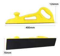 HIFESON Bloque De Lijado Manual 70x400mm Soporte Para Papel De Lija Mecánico Para Trabajo De Madera Y Coche Herramienta Abrazadera De Mano - details 6