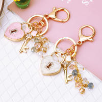 Llavero De Corazón Con Rhinestone Llavero De Mujer Llavero De Bolso Llavero De Mochila Llavero De Coche Encanto Para Amantes Regalo De San Valentín - details 0