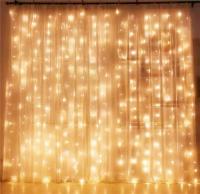 Luces LED Para Cortina USB 3x3/3*2/3*1 Decoración De Navidad Para Dormitorio Luz De Fairy Festoon Iluminación Para Bodas Y Hogar - details 0