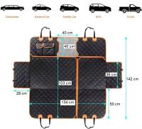Funda Asiento Trasero Coche Impermeable Perro + Mejora Asientos - details 0