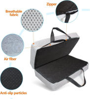 Cojín de asiento portátil para acampar al aire libre, para viajes, de fibra de aire, plegable, para estadio - details 8