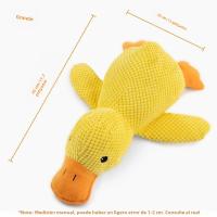 Juguete De Peluche Para Perros Booteely Companion Dormido Pato Resistente a Mordidas Alivio De Masticar Sonido De Mordida Adecuado Para Mascotas - details 2