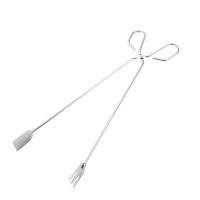DESEOS Pinzas barbacoa | Pinzas cocina | Tenazas barbacoa | Hierro | Mango ergonomico | Ideal para barbacoas al aire libre - details 1