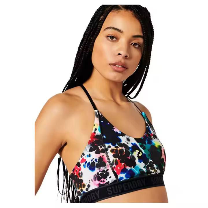Superdry Sujetador Deportivo Train Mid Impact Elastic Bra - 1