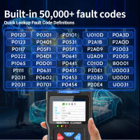 Escáner T300 OBD2 Lector de códigos de estado I/M Modo 6 Modo 8 Herramienta de escaneo Información de ECU Datos en vivo Probador de sensor de O2 Búsqueda de DTC Prueba de batería Actualización de software - details 5