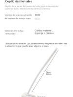 Cepillo De Pared De Baño Multifuncional Con Mango Largo Y Esponja Desmontable Cepillos Para Piso De Azulejos Y Bañera Herramientas De Limpieza Doméstica - details 2