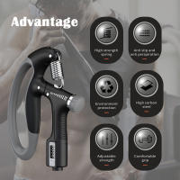 Ajustable Entrenador De Mano Y Muñeca Para Fitness Expansor De Dedos Con Resorte Para Mejorar La Fuerza 10-100Kg - details 6