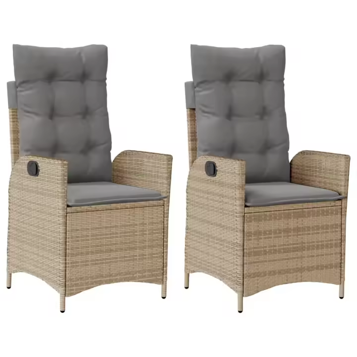 Jardín y almohadas beige MIX 2 UDS - 1
