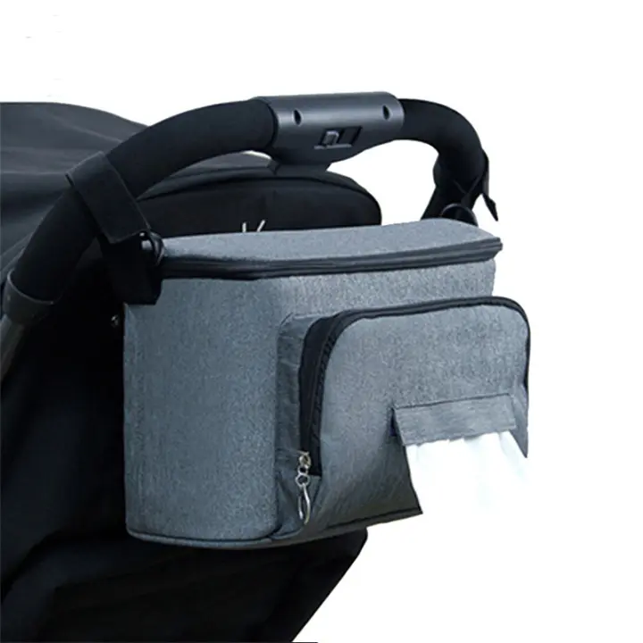 BIT Bolsa para mamás, bolsa de pañales impermeable, bolsa de viaje para mamá de gran capacidad, organizador multifuncional para cochecito de bebé y madre de maternidad - 1