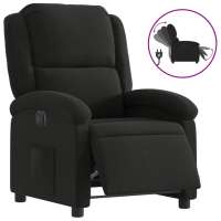 vidaXL Sillón reclinable eléctrico de tela Gris claro, Gris oscuro, Negro Sillon Dormitorio Sillon Comodos Silla Relax Sillón Sofá - details 2