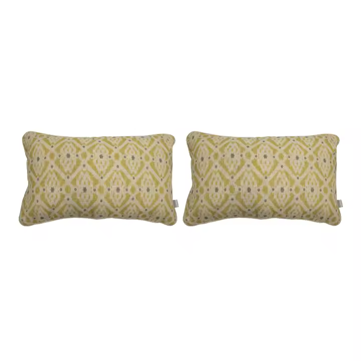 NAF NAF - 2 Fundas de cojín de decoración FORMENTERA COORD 30x50 cm 85% algodón 15% poliéster. Fabricado en España. - 1