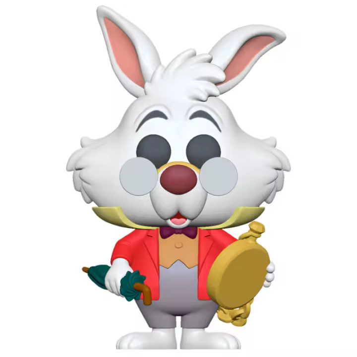 Figura Pop Withe Rabbit With Wa Disney (Alice In Wonderland-Figura de Vinilo Coleccionable - Idea de Regalo- Mercancia Oficial - Juguetes para Niños y Adultos - Movies Fans - Muñeco para Coleccionistas y Exposición - 1