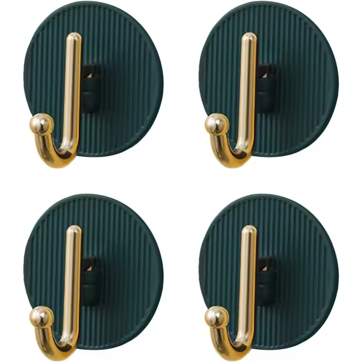 Ganchos Adhesivos Resistentes Al Agua | Pack de 4 - 1