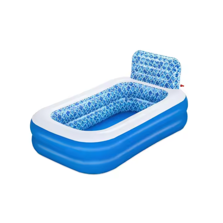 Bestway Piscina Silicona Hinchable con Aspersor 229x152x196 cm +6 Años Jardin 54451 - 1