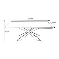 Furniture Style S.L. Mesa de comedor Industrial Modelo Hécate 200x100cm. - details 2