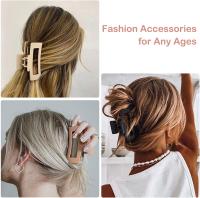pinzas para el cabello, grandes pinzas antideslizantes para cabello grueso, peinado de mujer - details 1