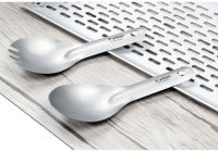 Tiartisan Cuchara De Titanio Puro Ultraligera Pequeña Para Camping Y Picnics Con Bolsa De Almacenamiento Utensilio De Cocina Para Exteriores - details 6