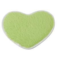 Alfombra De Piso En Forma De Corazón De Microfibra Suave Antideslizante 30x40cm Para Baño Dormitorio Sala De Estar Alfombras Decorativas Modernas - details 6
