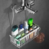 Cesta de Ducha con colgador, Grifo de Ducha de baño, cesta Colgante, estante de almacenamiento para la Organización de baño - details 2