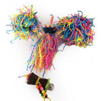 Juego De Juguetes Para Perro Parrot Colorido De Madera Para Cotorra Juguete Colgante De Mordedura Para Caja De Aves - details 7
